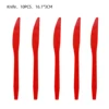 coltelli rossi 10 pezzi