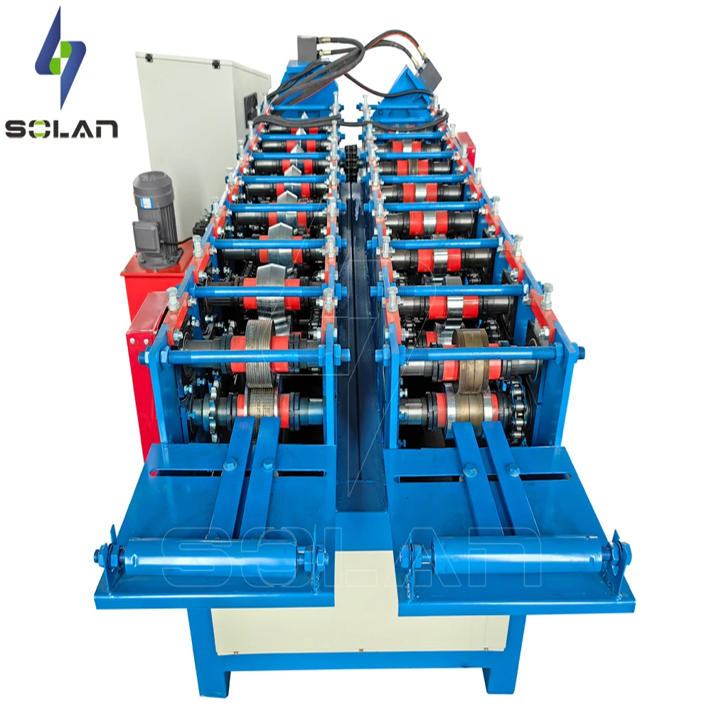 High Speed Drywall metal stud C U W  making machine light keel stud track channel roll forming machine factory