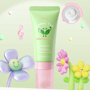Face Care Cleanser Deeply Cleaning Private Label Hydrating Brightening Oil Control Green Tea Facial Mousse Cleanser