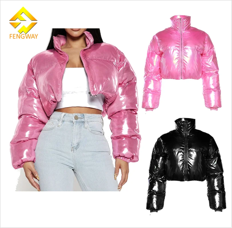 2024 Women Winter Coats Fashion Clothes Crop Design Bubble