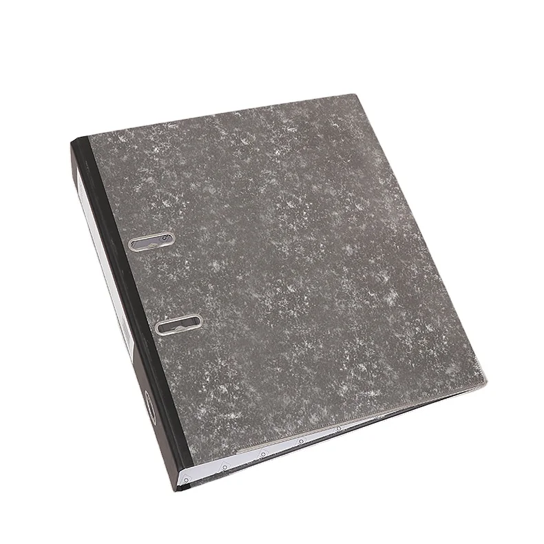 OEM оптовая продажа офисные канцелярские принадлежности картонная папка FC 3 дюйма сумка для файлов Мраморный рычаг арка коробка напильник