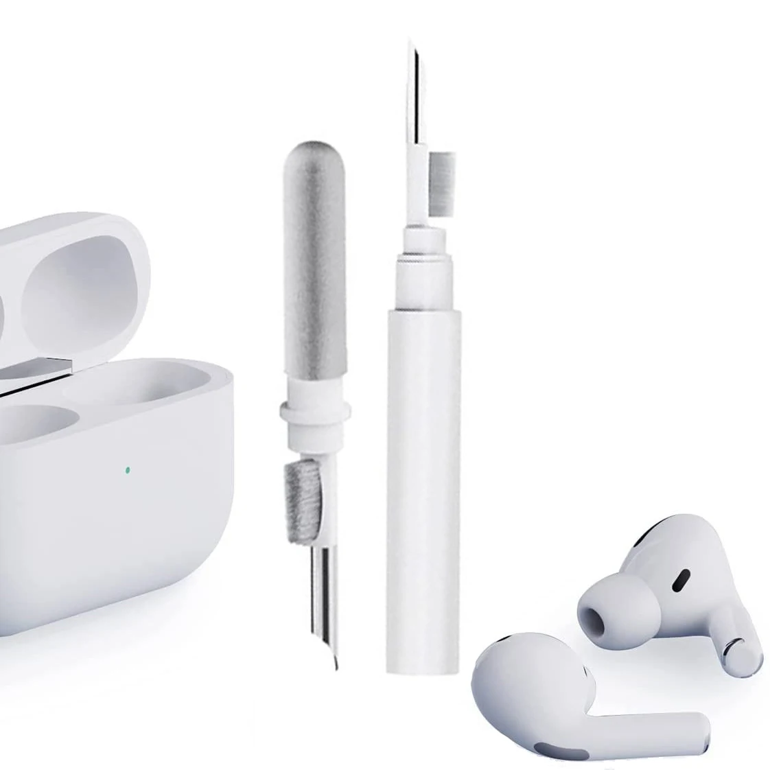3 In 1 Headphone Wireless Earbuds Charging Box Cleaner Brush