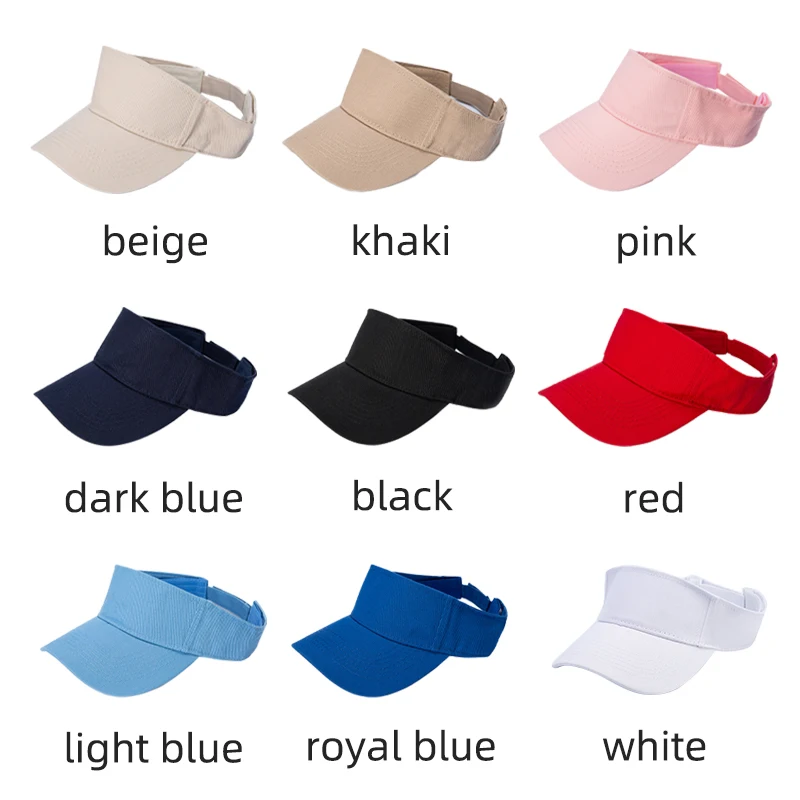 Visor Cap Custom Print Visor Golf Hats With Rope Empty Top Fan Custom Logo Adjustable Italian Flag Colors Sport Sun Visor Hat