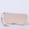 white (silicone zipper glasses bag)