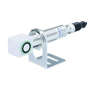 CORON QR18L-D50N-G for M18 Ultrasonic Sensor NPN Output Reflective Side Detection 50-500mm Sensing Distance Metal Housing