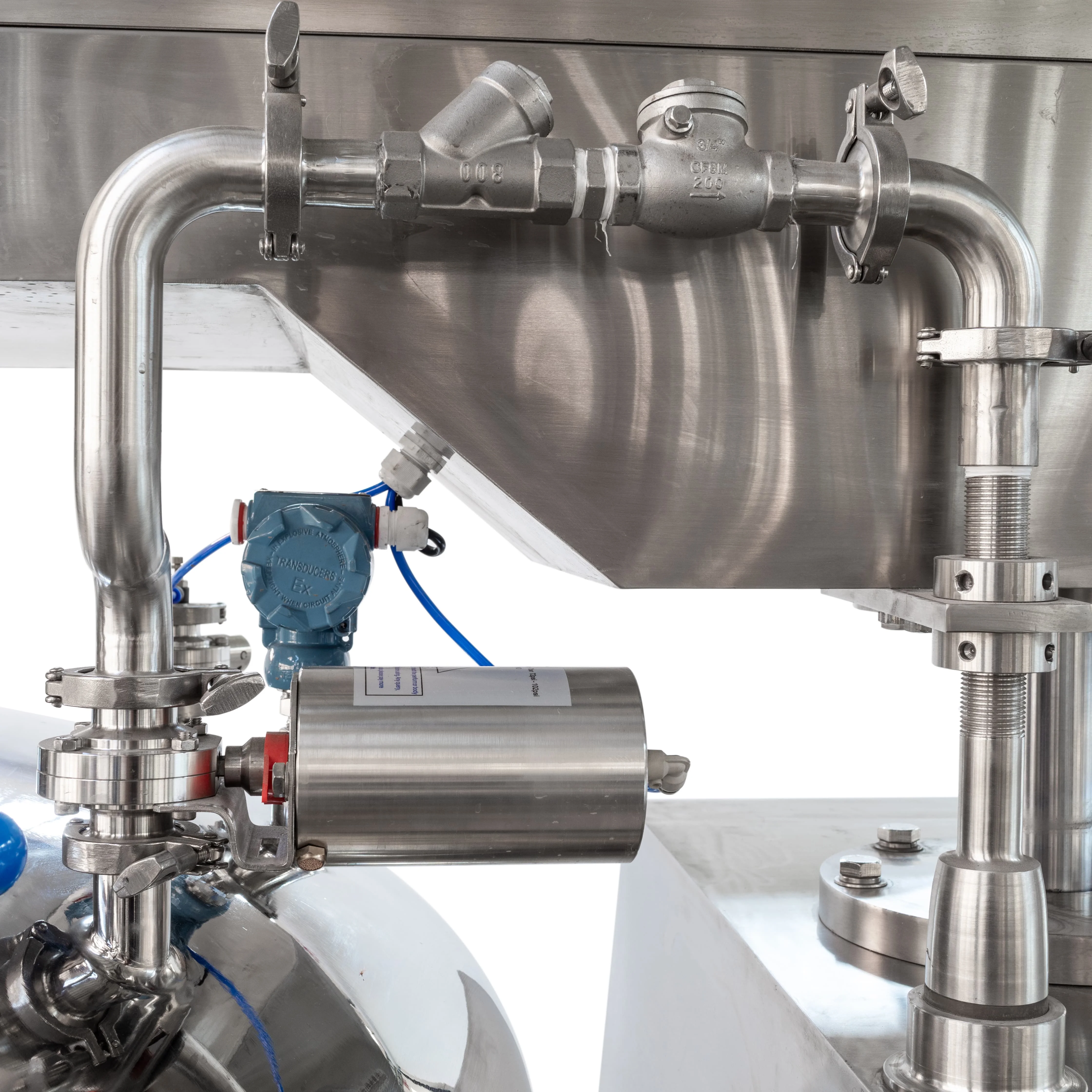 Высокосдвиговый дисперсионный эмульгатор из нержавеющей стали 304 316l смеситель санитарный гомогенизатор для косметической промышленности