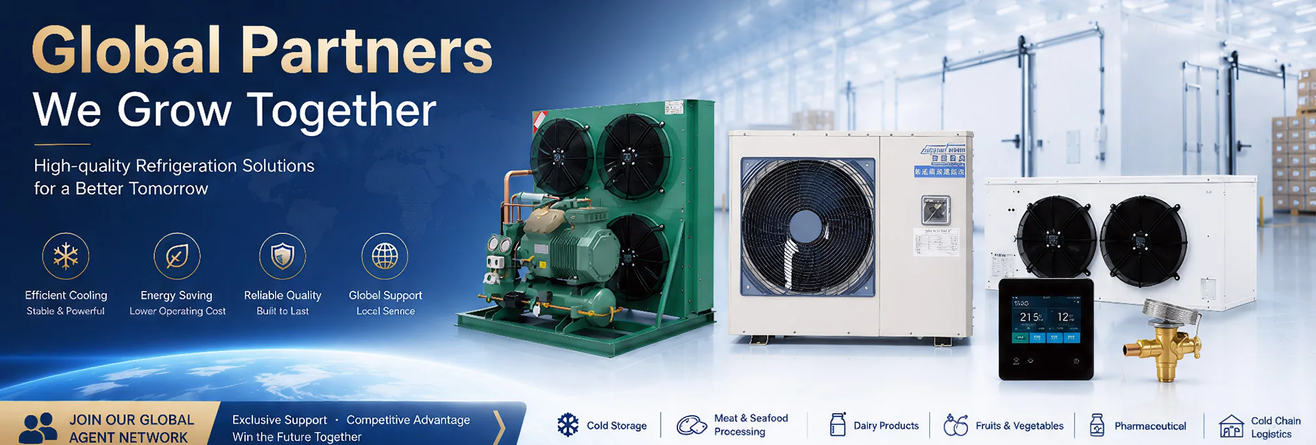 Indoor Airwater Cooled Evaporator, 220-380V, 3*7000 - detail 2
