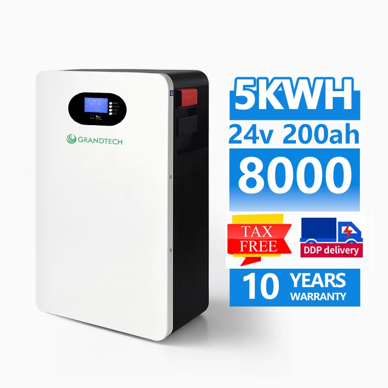 10Kwh 15Kwh 20Kwh 30Kwh 24V Lithium Battery OEM Powerwall Home Energy Storage LiFePO4 ESS Smart BMS LiFePO4 Battery