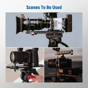 NEEWER 15mm Carbon Fiber Extension Rods 11.8"/30cm Compatible with SmallRig Compatible with Tilta 15mm Rod Rail Support System product image