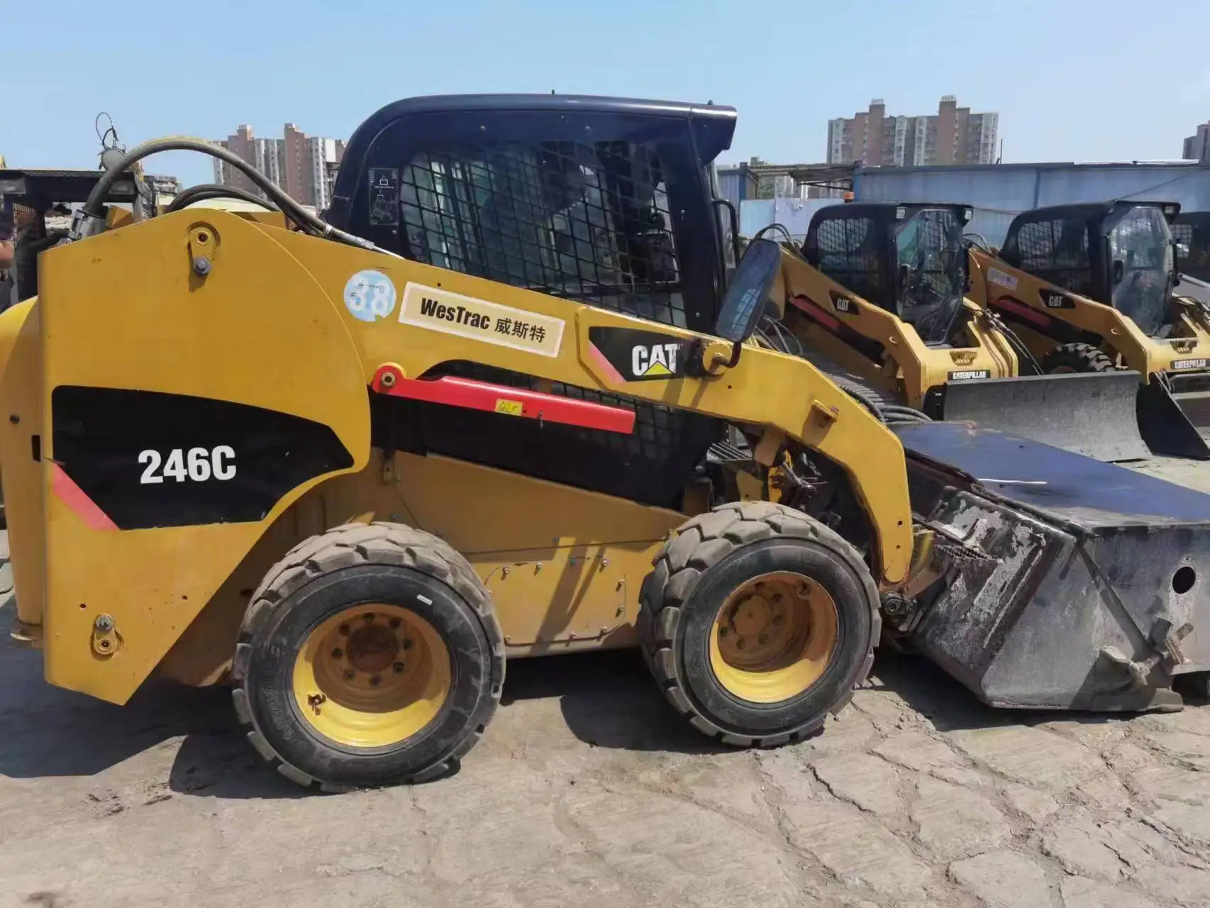 Cat Caterpillar 246c Skid Steer Loader Better Fule Economy Wheel Loader ...