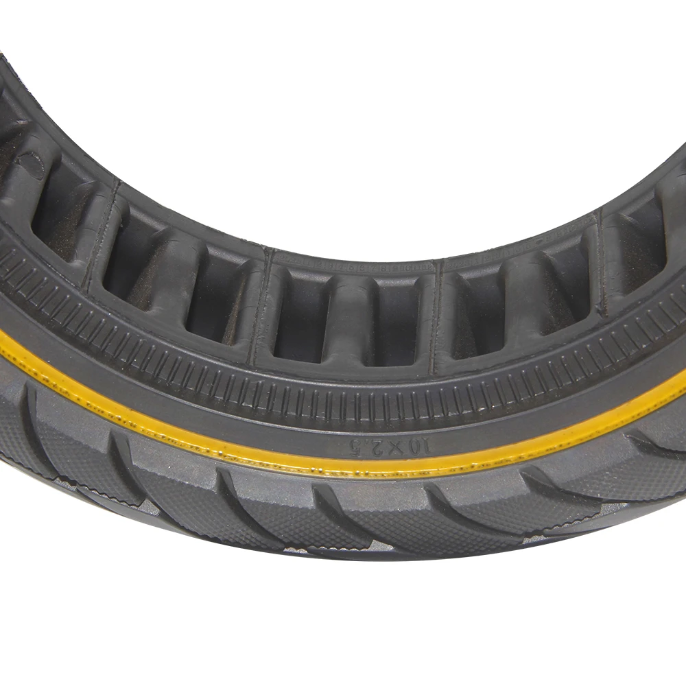10*2.5 Inch Color Circle Durable Anti-Explosion Honeycomb Solid Tyre Rubber for Nine-bot Max G30 G30P Electric Scooter Parts