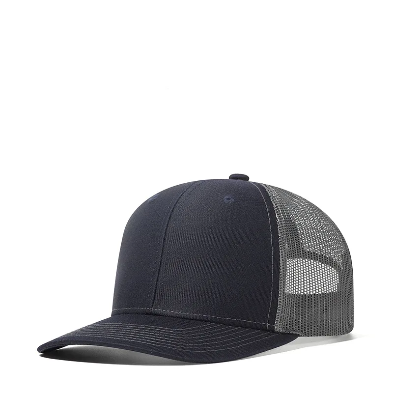 Custom Logo 6 Panel Baseball Cap Mesh SnapBack Cotton Twill Baseball Cap High Quality richardson 112 Trucker Hat Fro Men