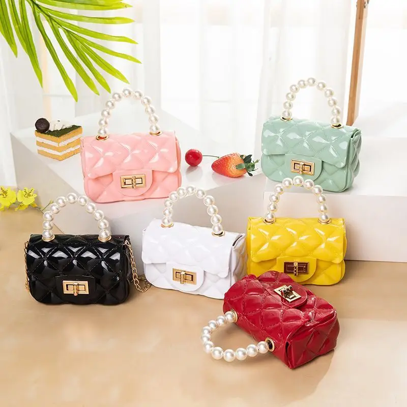 Mini Candy Jelly Sling Shoulder Bag Fashion Women Luxury Chain Purses and Handbag toddler Crossbody Bags