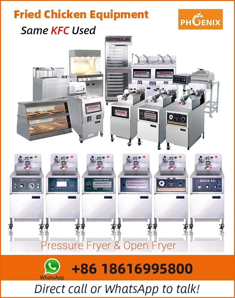 Top Selling Fried Chicken Equipment / Fast Food Kitchen Equipment