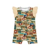Sleeveless Rompers Baby Wings Sleeve Romper