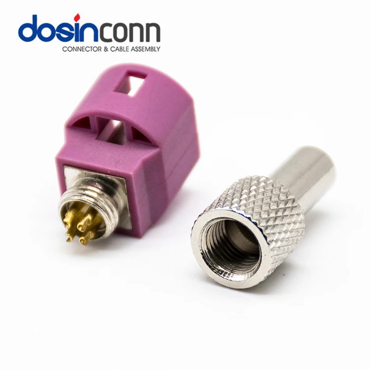 HSD LVDS Cable Y Type 1 to 2 Splitter 4 Pin Code Z to Z Female & Z Male  Connector Wire Video Line,Connector Can be Customized