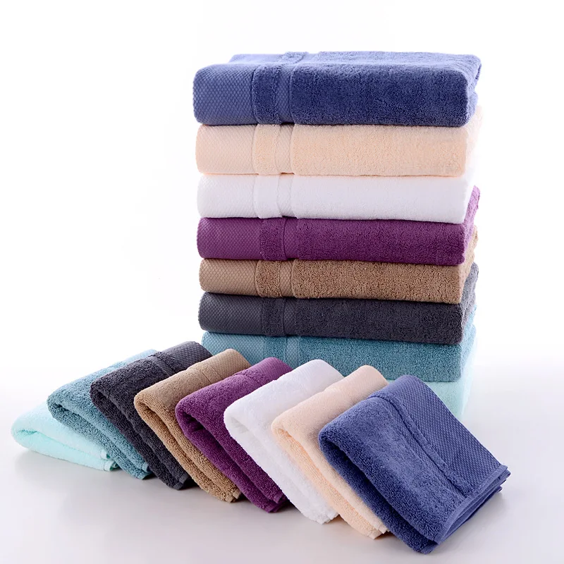 Wholesale 32s 100 Cotton Luxury Towel Set Towels Bath 100otton Luxury