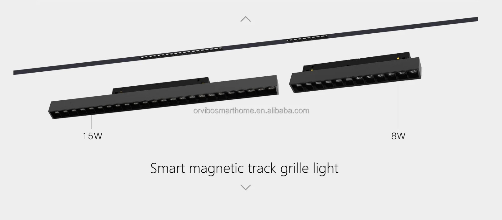 2021 ORVIBO Zigbee Smart Light Smart Magnetic Track Grille Light 15W Smart Ceiling Light