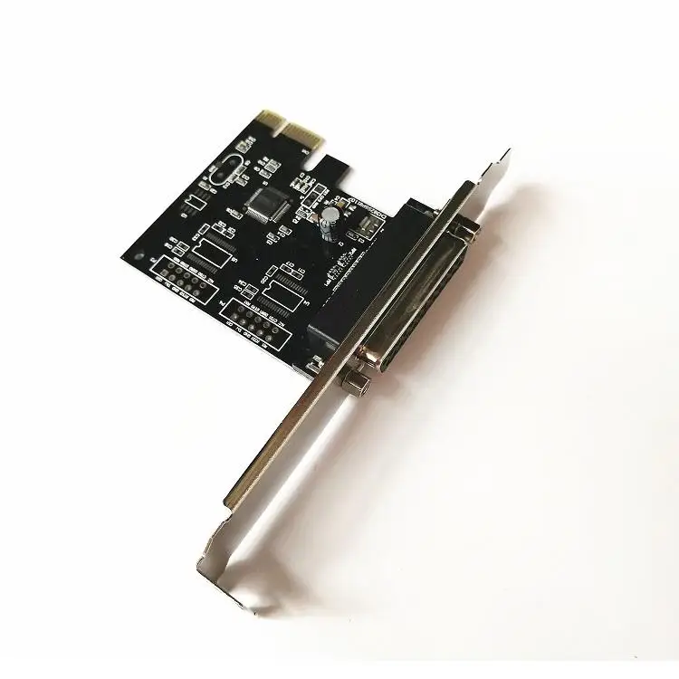 thumbnail interactive-video image 1 of PCI-E To DB25 Parallel Port Card – LPT Printer Adapter For Windows 7/10, PCI Express X1 1 of 2