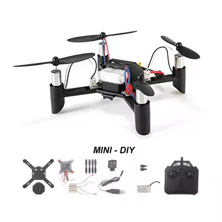 DM002 Kids STEM Building Toy DIY Mini Plane Drone Kit