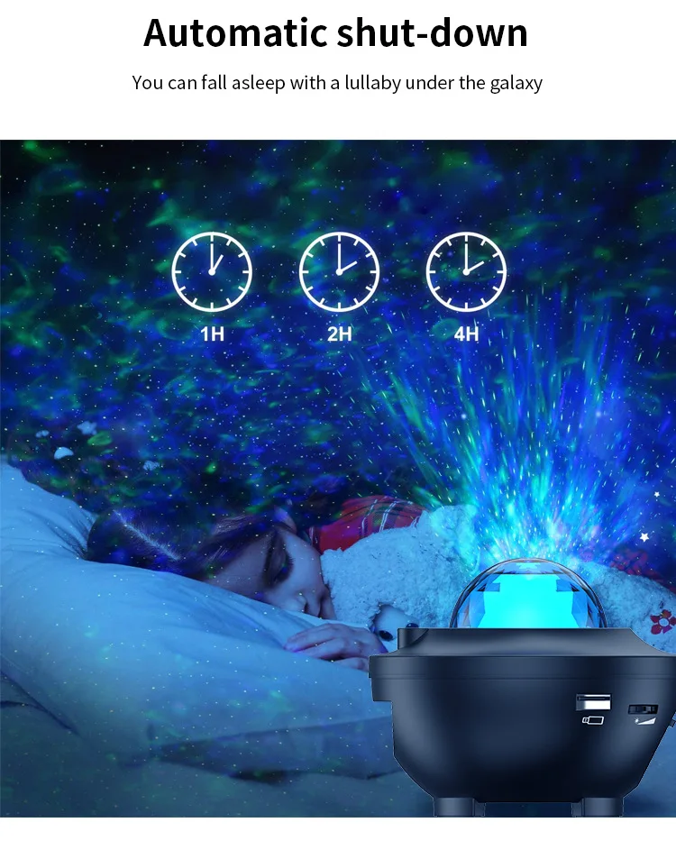 LED Disco Ball Star Projector Magic Ball galaxy Projector LED Night Light for Room With Remote Control  Projection Light