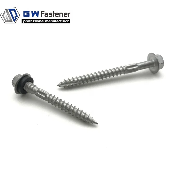 Class 4 Galvanised Hex Head T17 Timber Wood Screw