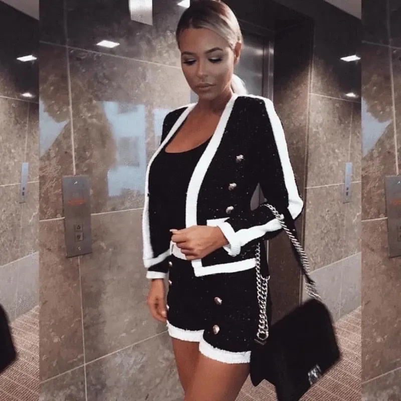 Newest Fashion Runway 2022 Suit Set 