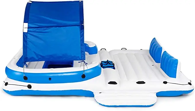 Custom Inflatable Pool Party Island Float Water Floating Island With ...