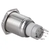 Latching-Stainless Steel-Green LED
