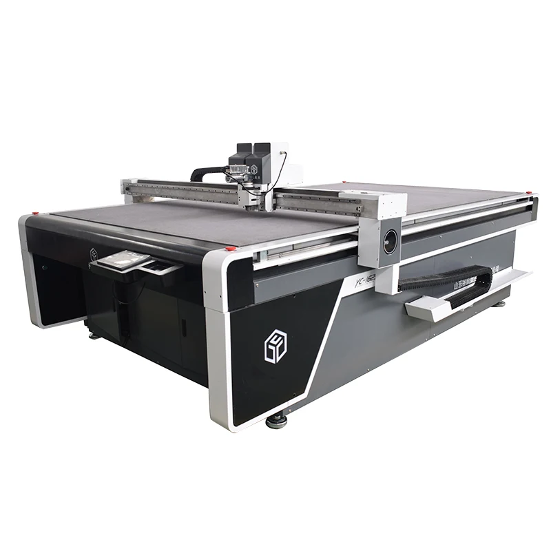 Yuchen CNC Digital Packing Box Sticker Automatic Oscillating Knife Cutting Machine