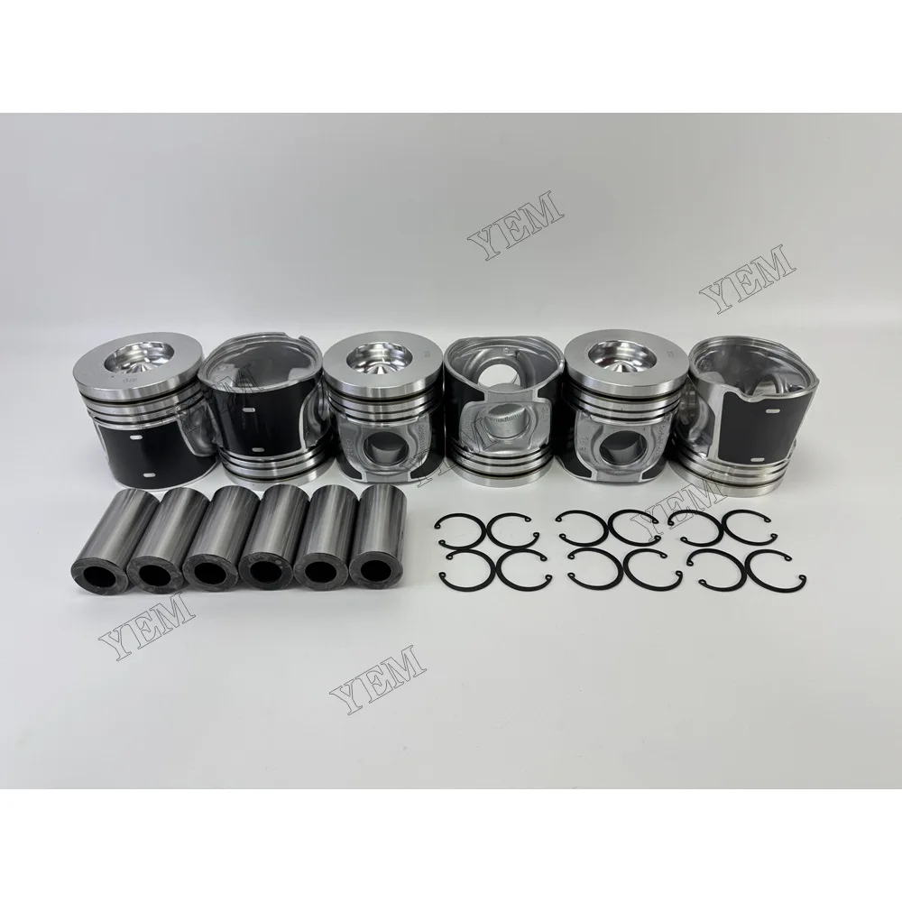Piston With Pin and Circlip 3660149 T409106 for Perkins 1106A-70T Engine Rebuild Kit