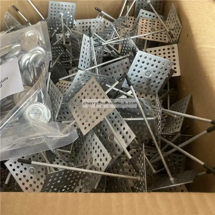 300 Broches Isolantes Autoadhésives Avec Rondelles – Lot Neuf, Acier Galvanisé