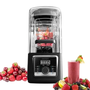 4L 5 Litre Large Commercial Kitchen Sound Proof 2200w Blender Hot Sell Low Noise Kitchen Juicer Rock Power Blender
