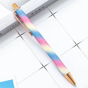 Luxury Custom Logo Ballpoint Pens Business Promotional Gifts 1.0mm Metal Writing Custom Advertising