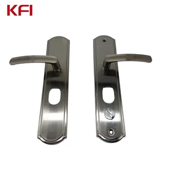 Iron Black Door Handle with Lock BestSelling Matte Finish Secure Fastening