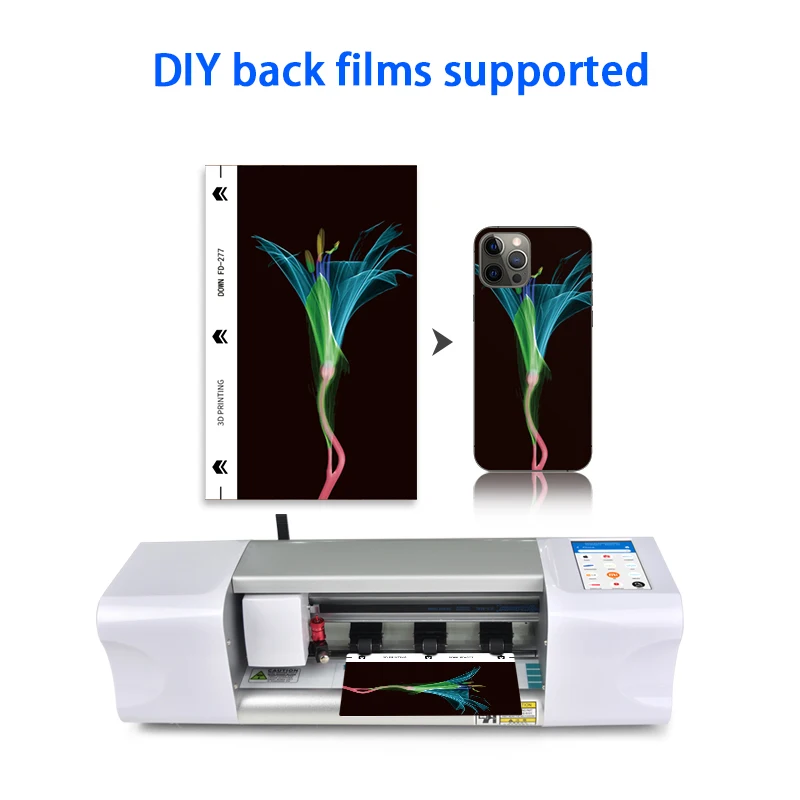Новая трендовая портативная смарт-машина для резки гидрогеля для защиты экрана, 48 Вт, сделай сам