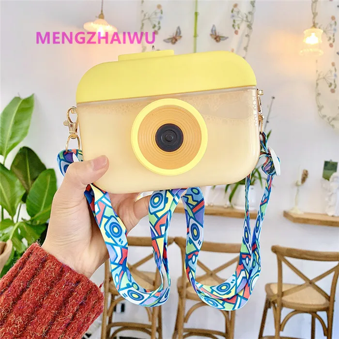 Indonesia best selling daily home use products plastic kids drink bottle Creative Camera shaped design eco friendly water bottle