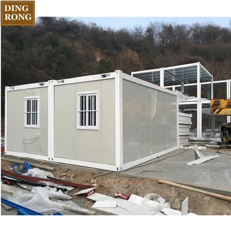 Steel Structure for Use 20 Foot 50m2 Prefab House Plan Office Container South Korea