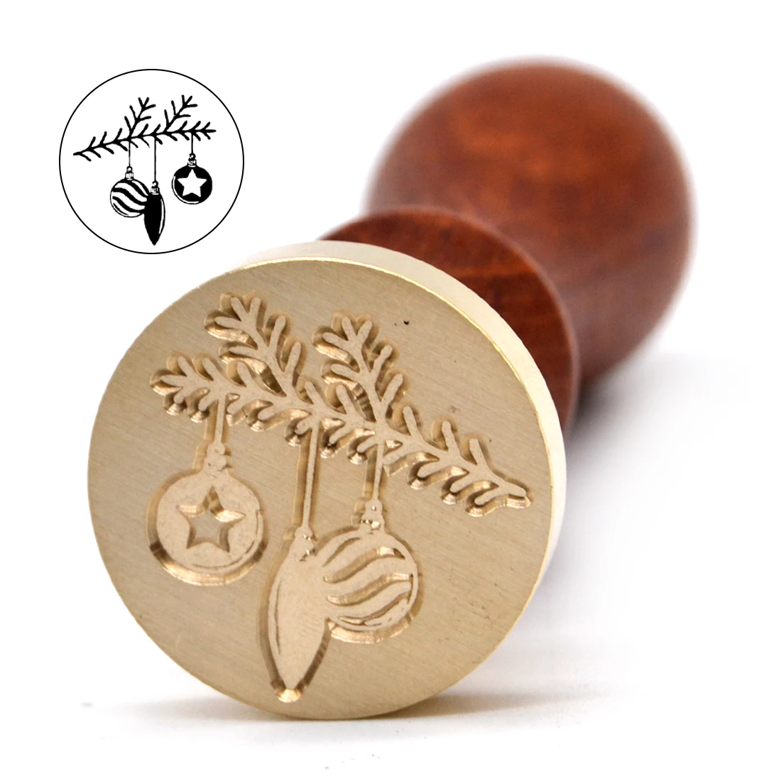 Korean Custom Logo Envelope Embossed Wax Seal Stamp