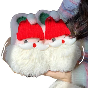 Wholesale Winter for Funny Joker Santa Pumpkin Mens Womens Thick EVA Fur Upper Anti-Slip Outsole Height Increasing New