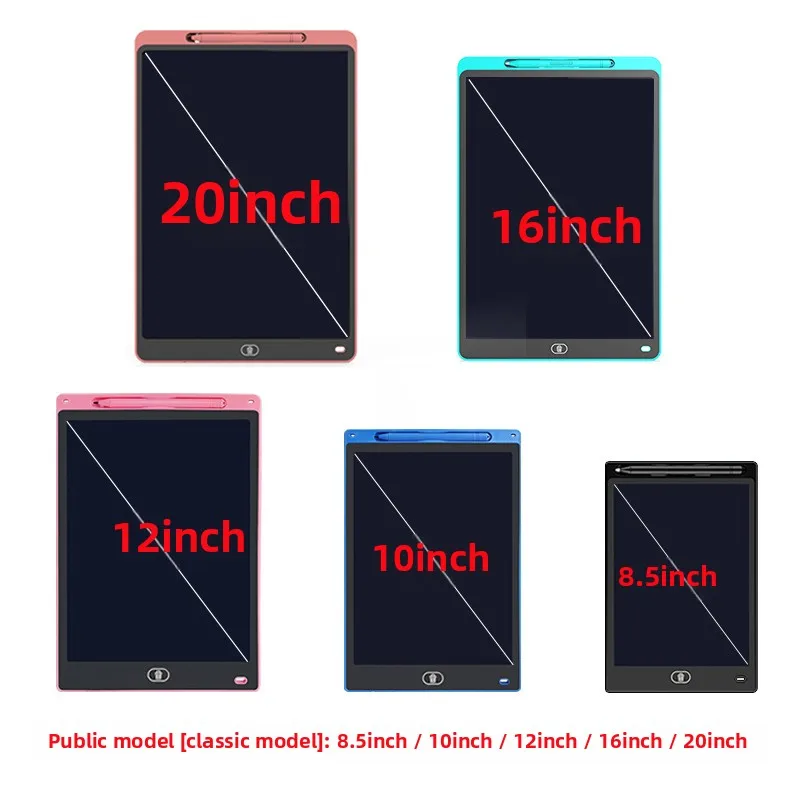 热卖可定制数字书写发光二极管绘图板彩色屏幕涂鸦儿童礼品