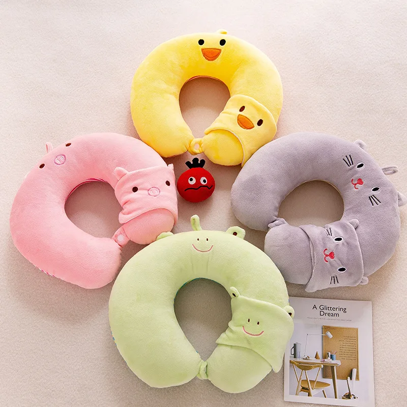 Kids Neck Pillow For Traveling,Cute Airplane Pillow Unicorn Car Flight