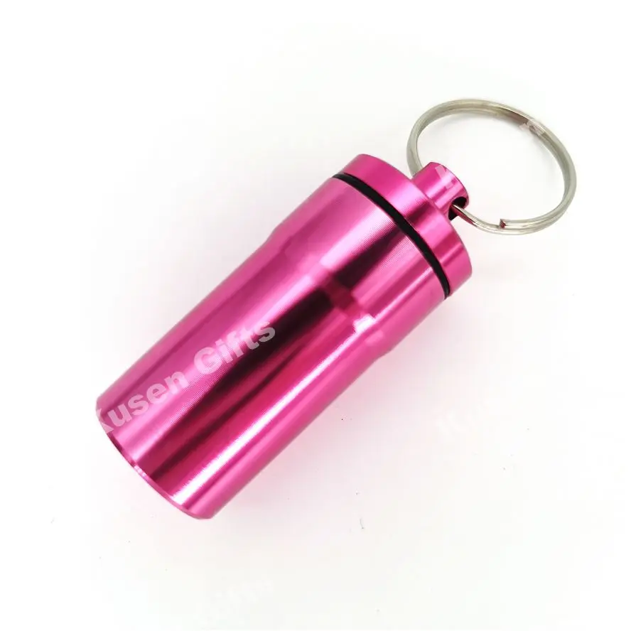 Футляр для таблеток, брелок 21*44 мм, алюминиевый водонепроницаемый мини-футляр для таблеток и ушей, футляр для хранения гаджетов, Футляр для ключей