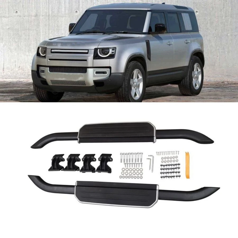 Side Step Running Boards for Land Rover Defender 90 2020 Auto Exterior Accessories Body Parts Foot Step Pedal Sport Car