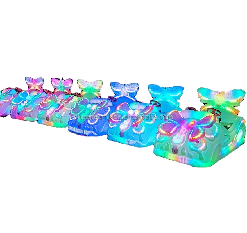 Outdoor Indoor Amusement Park Attractive Kiddie Rides Entertainment Equipment butterfly Electric Battery Bumper Cars