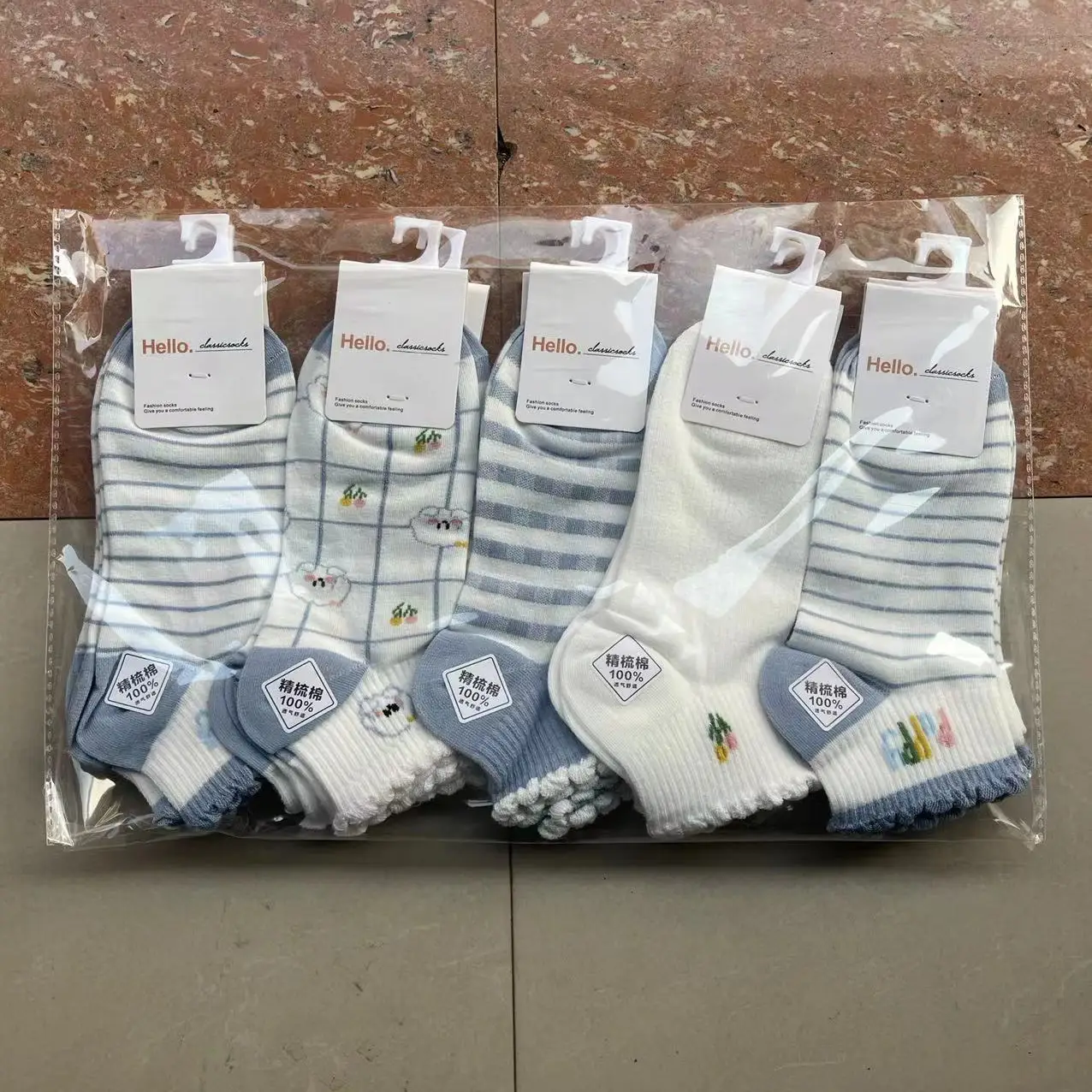 2024 New Style Multifarious Types Spring Summer Short Ankle Women Cotton Socks Whole Sell