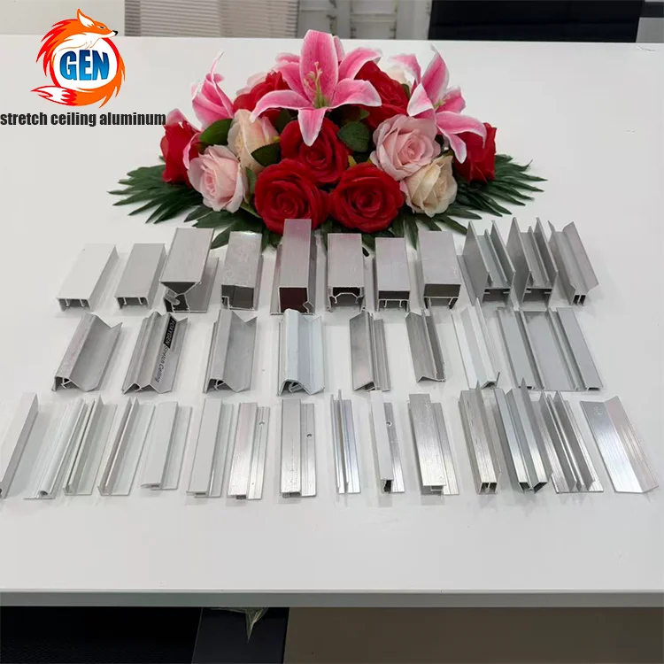 product oem odm waterproof pvc glossy film line patterns interior room decoration false ceiling pop design glossy stretch ceiling-13