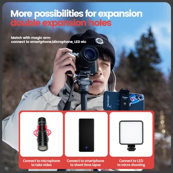 Tripod for Digital Camera Phone Suitable for Travel Camera Stand Phone Tripod Carbon Fiber Video Tripod Carbon Fiber product image
