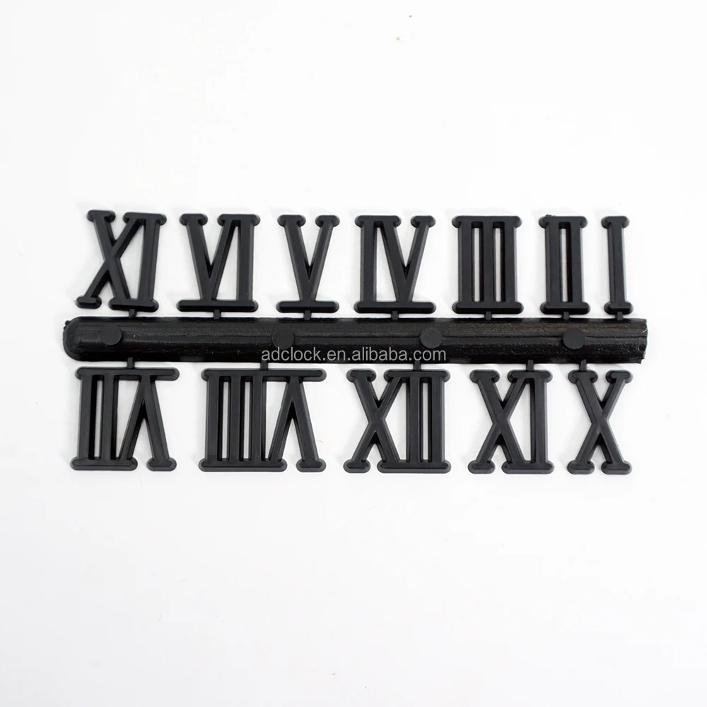 15 mm Clock Numerals Kit Arabic Roman Number Digital Clock Numbers DIY ...