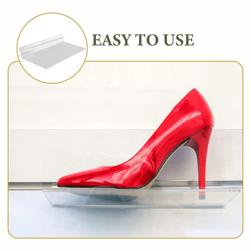 Soporte de exhibición de sandalia de zapatillas acrílicas Soporte